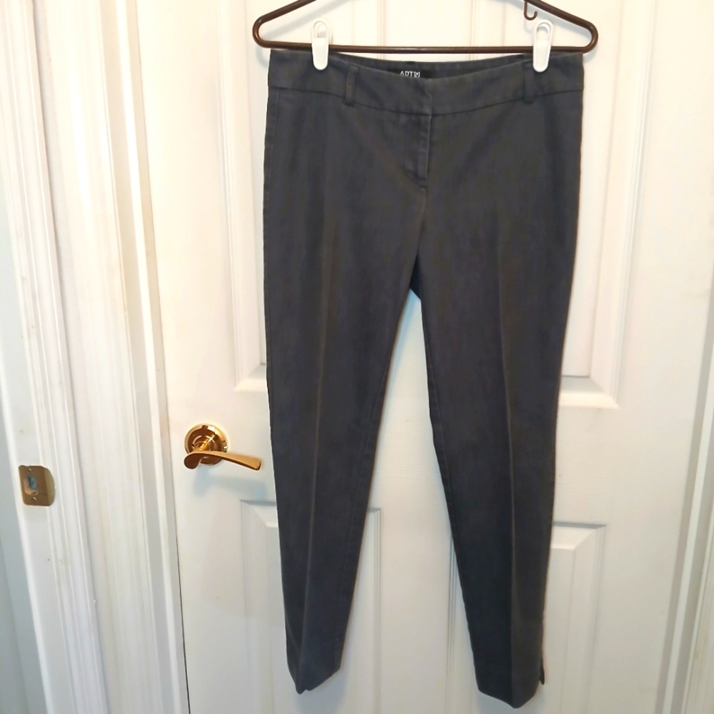 Vintage Apt 9 Modern Fit Ankle Slacks Size 4P Charcoal Grey